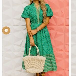 Gorgeous Spring THML Midi Dress-NWT